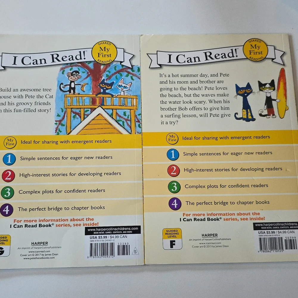 Early Readers Set Of 13 Books Pete The Cat, Eric Carle, Moby, Tabby Tiger & More